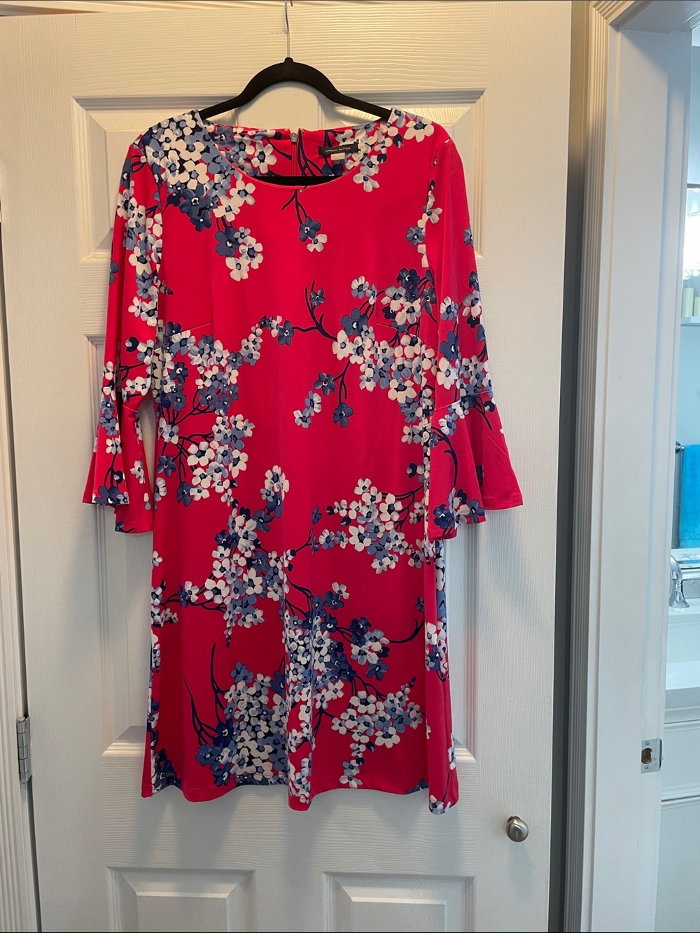 Tommy Hilfiger Pink Floral Midi Dress